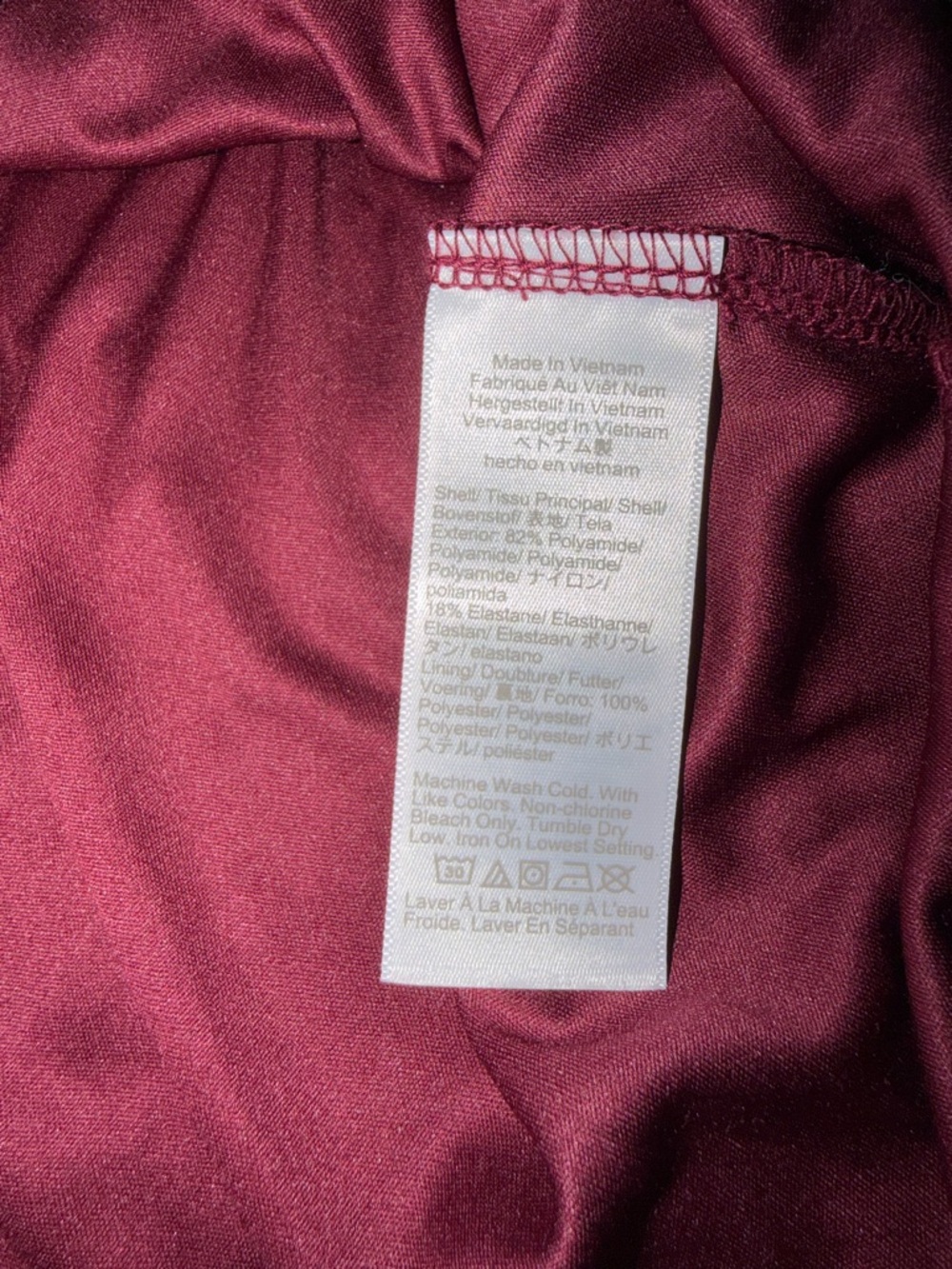 J. Crew Long-Sleeve Lace Lined Top in Vintage Burgundy - Picture 5 of 6